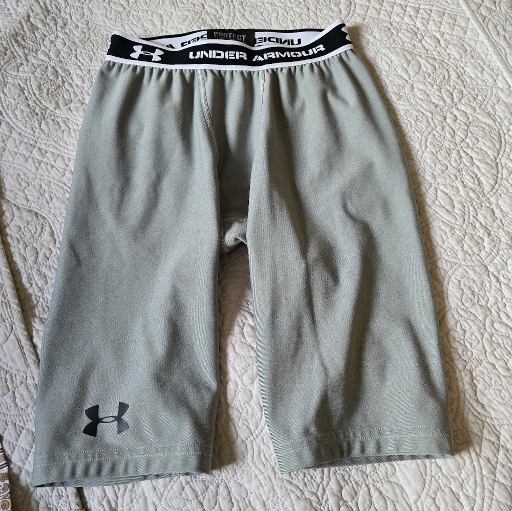 Under Armour Light Gray Performance Shorts
